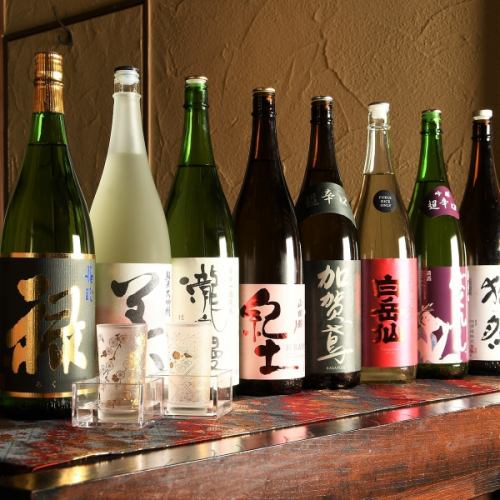 各地の厳選された日本酒♪