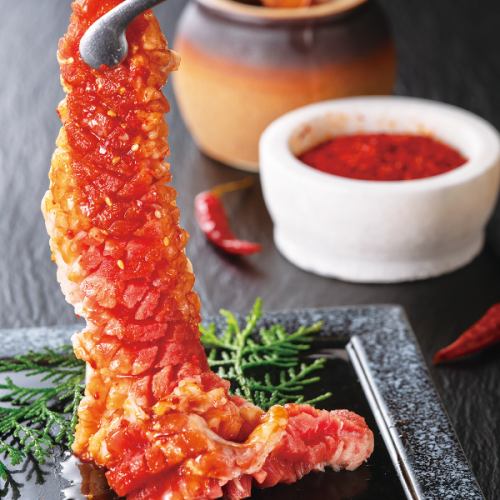 [The top three yakiniku] Spicy marinated dragon ribs