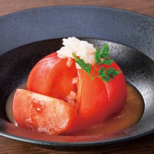 Whole tomato salad