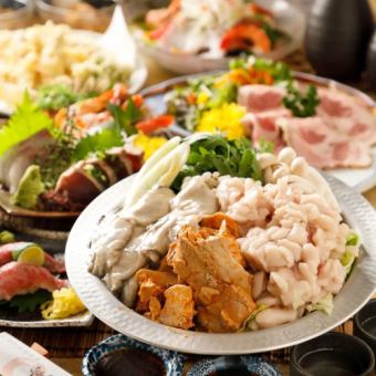 【スペシャル忘年会コース】浜焼・極み握り・海鮮三昧！全11品3時間飲み放題付き8000円⇒7000円