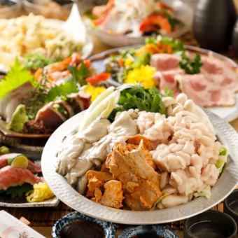 【スペシャル忘年会コース】浜焼・極み握り・海鮮三昧!全11品3時間飲み放題付き8000円⇒7000円