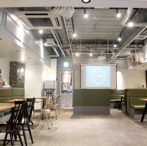 プロジェクターも完備！