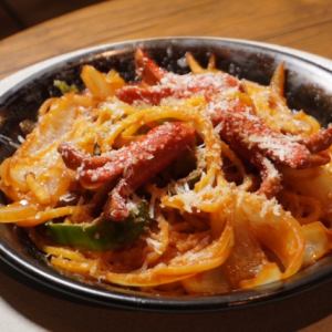 nagiの懐かしいタコさんナポリタン