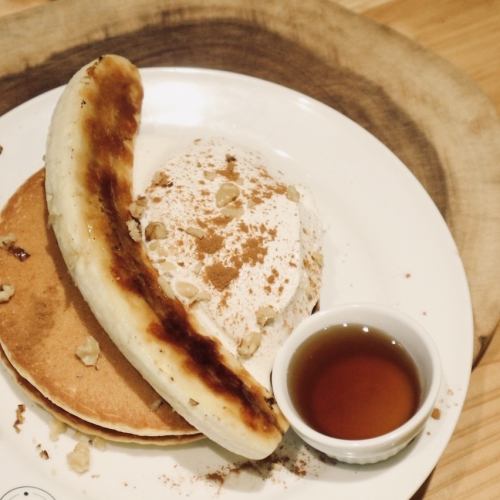 バナナメープルパンケーキ