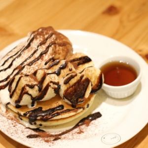 バナナチョコレートパンケーキ