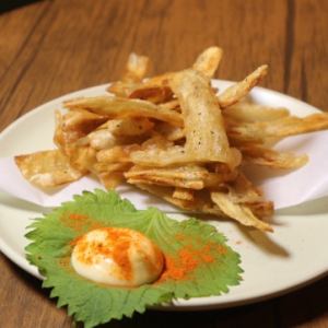 ごぼうチップス~山椒塩~