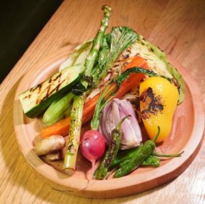 季節野菜のグリル盛り合わせ