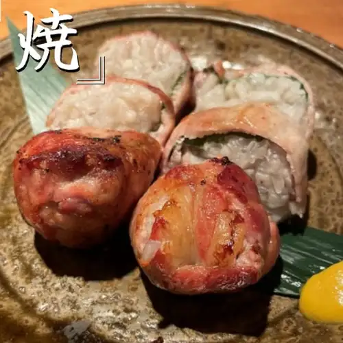 蓮根の豚ロース包み焼き