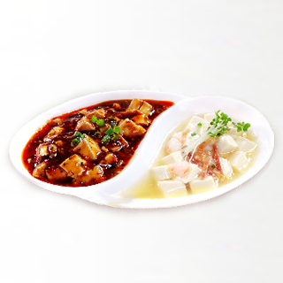 [Specialty! Mapo tofu comparison] Black mapo tofu & gold mapo tofu