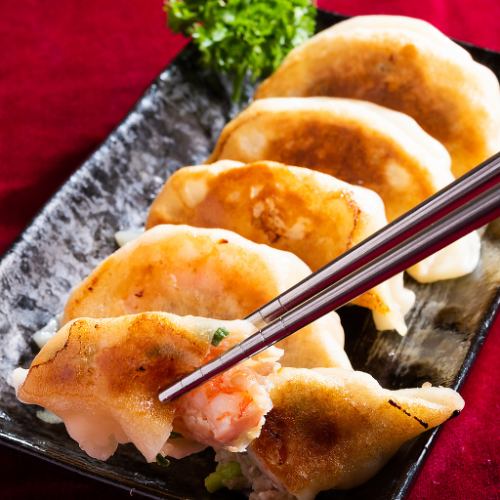 Shrimp and black pork dumplings (5 pieces)