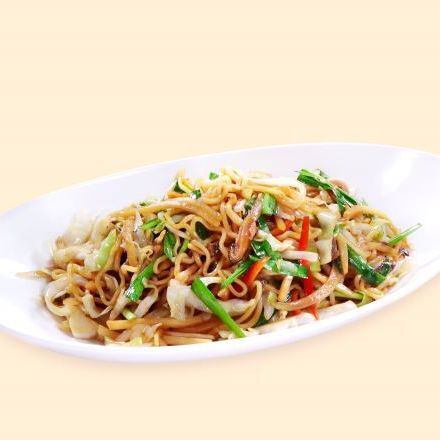 Shanghai-style fried noodles/Sichuan-style fried noodles