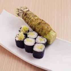 Repeaters one after another! Izu Kawazu chopped wasabi roll