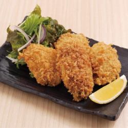 Crispy fried oysters