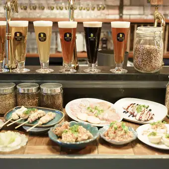 【歓迎会・送別会に！】 <クラフトビール飲み放題>しっかり満足おすすめコース全6品6000円(税込)