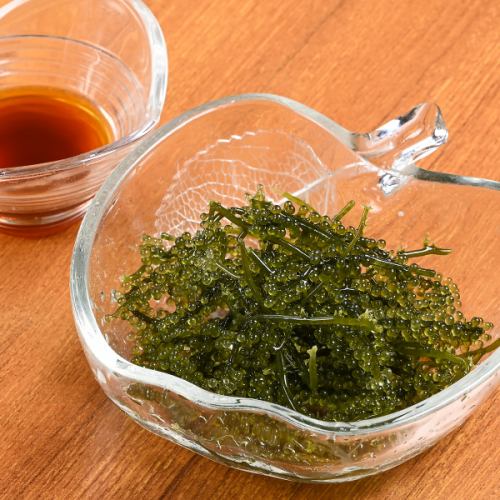 沖縄から直送【海ぶどう】見た目も食感も楽しめます♪お酒や楽しい会話と共に特別なひとときを演出します!