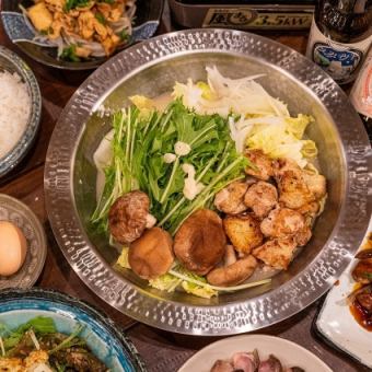 【含畅饮】6道菜酱油火锅套餐，5000日元（含税）