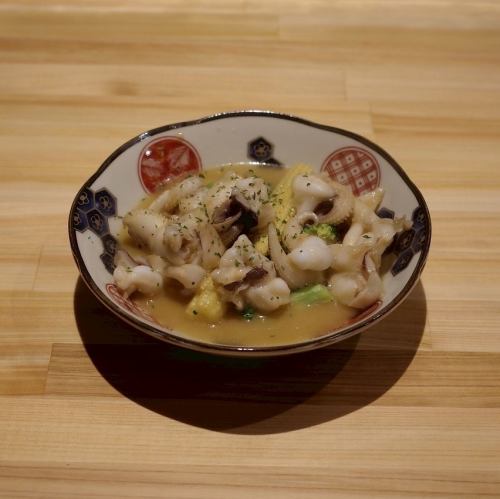 奶油醬油炒觸手
