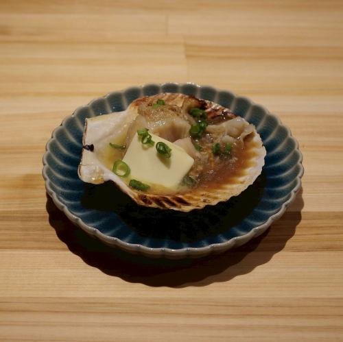奶油醬油烤扇貝（1個）