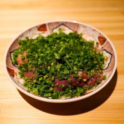 低温調理鶏レバーねぎまみれ