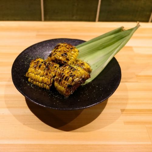 焼きとうもろこし