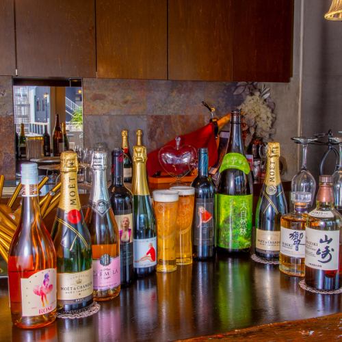 多彩なワイン類が揃う！