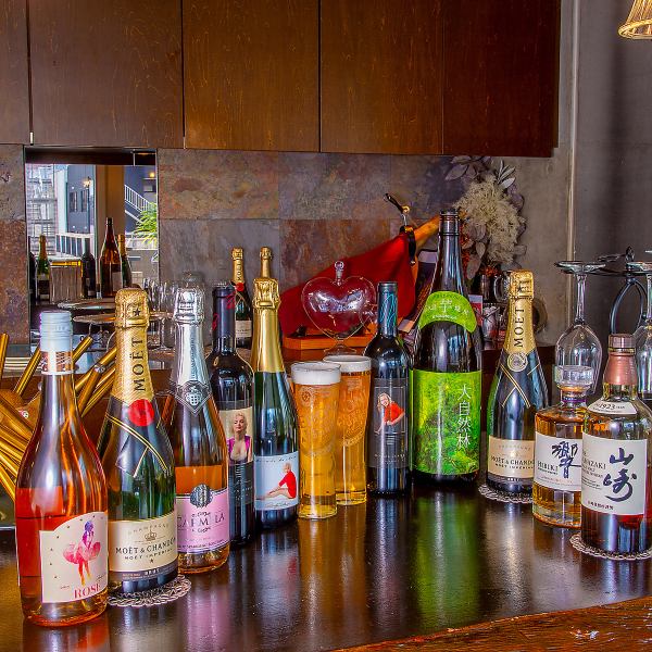 お酒の種類が豊富