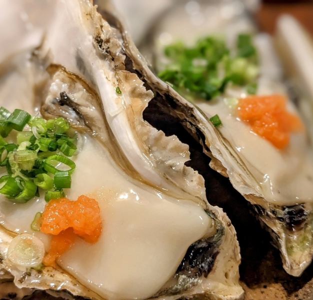 極上の殻付焼き牡蠣