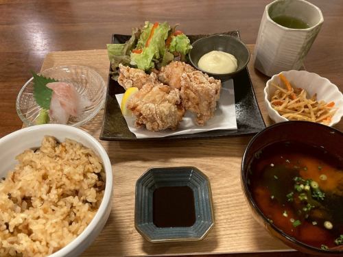 唐揚げ定食