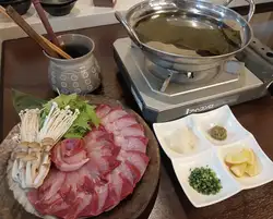 Yellowtail shabu-shabu