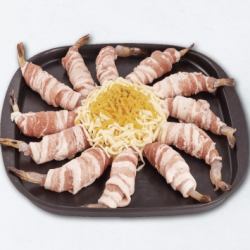 Shrimp and Cheese Samgyeopsal Roll (1 portion)