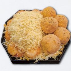 Shrimp and cheese ball fondue (serves 2-3)