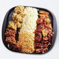 Chicken and cheese dak galbi (1 portion)