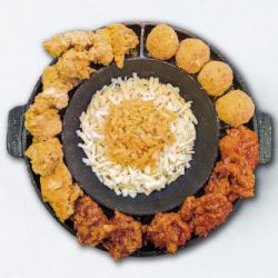 UFO Chicken Fondue & Cheese Balls (Serves 3-4)