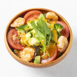 Shrimp and avocado salad