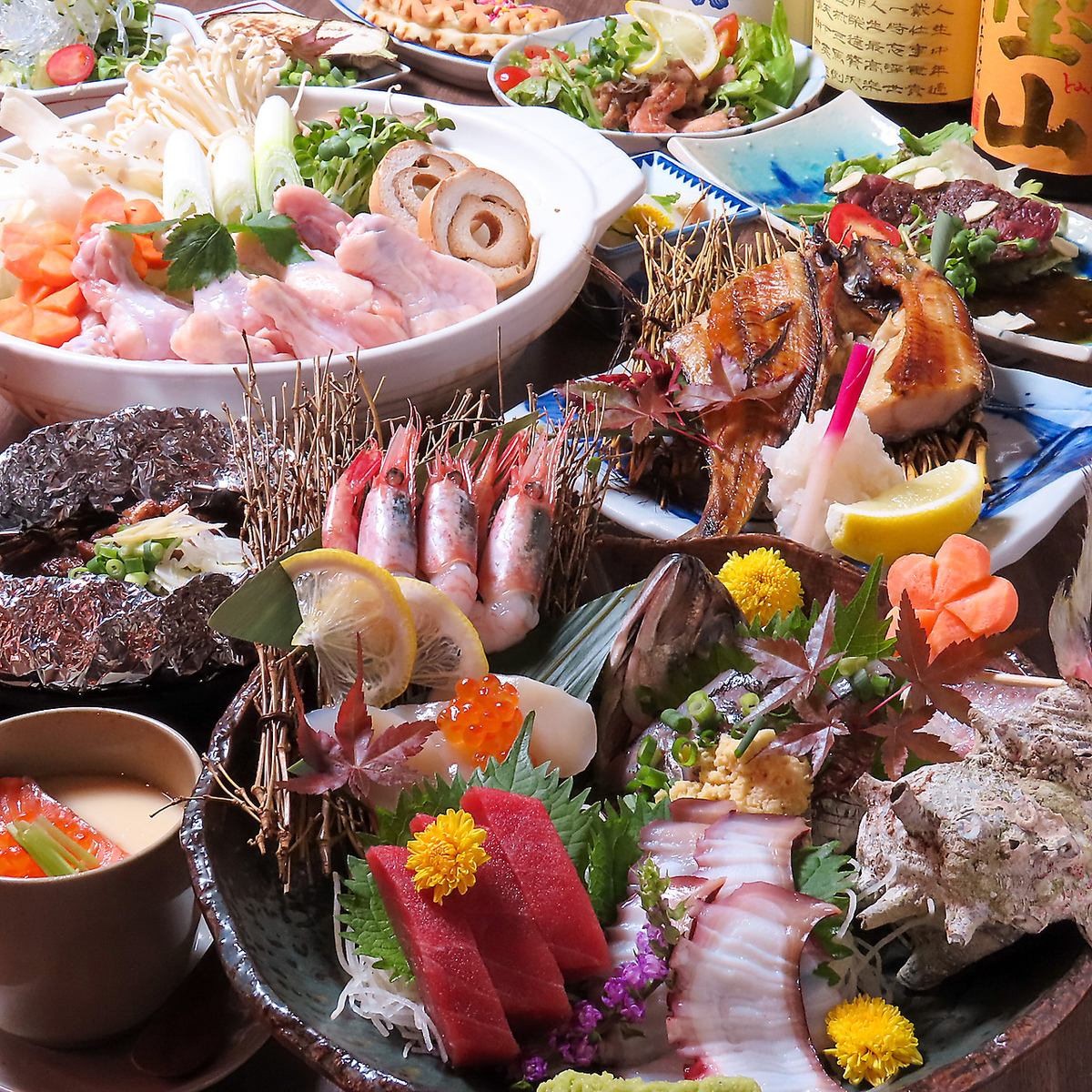 予約がお勧め♪宇都宮で珍しい原始焼きが食べられる居酒屋。焼き魚・焼き鳥を日本酒で