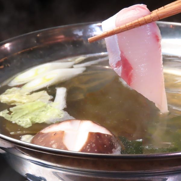 冬は鍋!海鮮ぶりしゃぶおすすめです◎