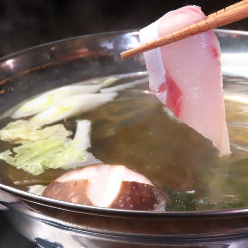 冬は鍋!海鮮ぶりしゃぶおすすめです◎