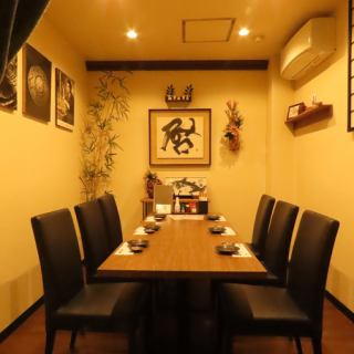 店舗奥には個室席をご用意！個室をご利用希望の方はご予約の際にお申し付けください♪