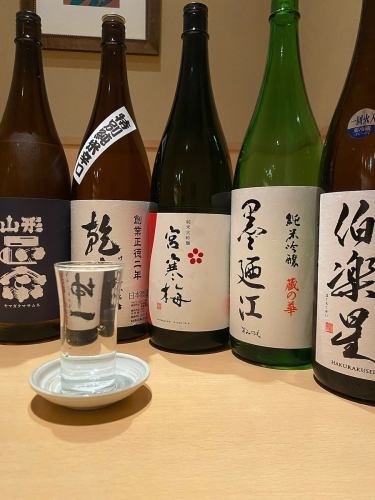 We have a large selection of local Miyagi sake!