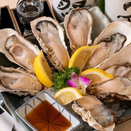 厚岸産の生牡蠣（※夏季限定4月～10月頃）