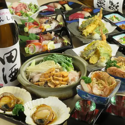 8-course Premium Autumn/Winter Menu (includes 120 minutes of all-you-can-drink draft beer) 8,000 yen (tax included)