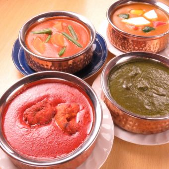 【LUNCH】 authentic Indian curry · Indian cuisine can be enjoyed! 8 kinds to choose ♪ 790 yen ~ We are preparing ♪