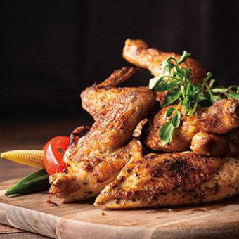 【歓送迎会にピッタリ☆2Ｈ飲み放題】ビアチキンローストが食べれるプレミアムプラン全6品5000円