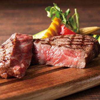 【2H飲み放題付】ホルモンフリーブラックアンガス牛リブロースステーキプラン　全5品 6000円