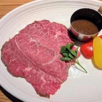 和牛ローストビーフプラン☆デザートはベルギー産チョコレートムースで全6品 飲み放題付6000円