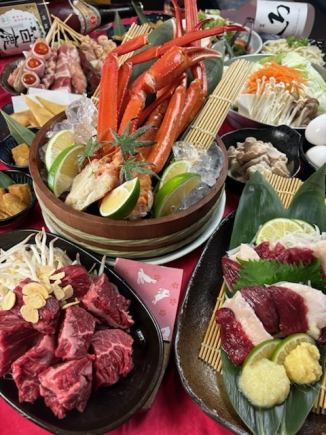 【호화】송년회 플랜 【120분 음방부】소 사가리 철판, 즈와이게, 모츠스키 냄비 등 전 9품 5000엔 부가세 포함