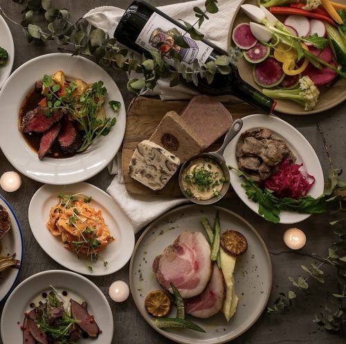 ◆本格ビストロ料理が豊富