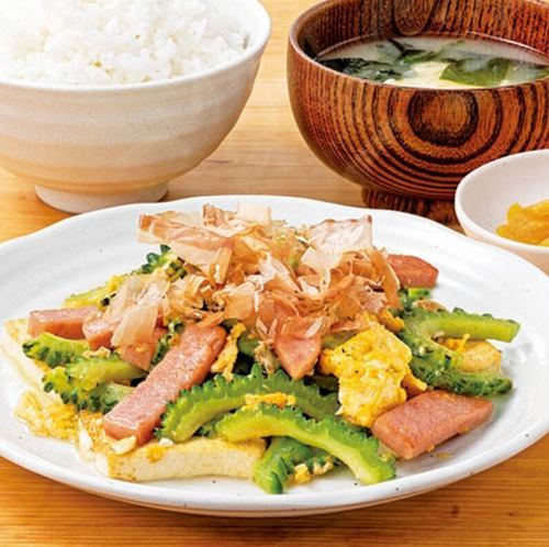 [夏]ゴーヤチャンプル<定食>