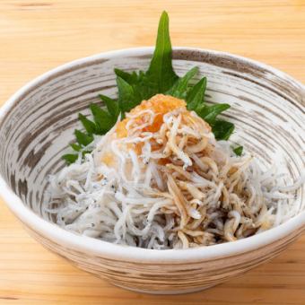 釜茹でシラスおろし