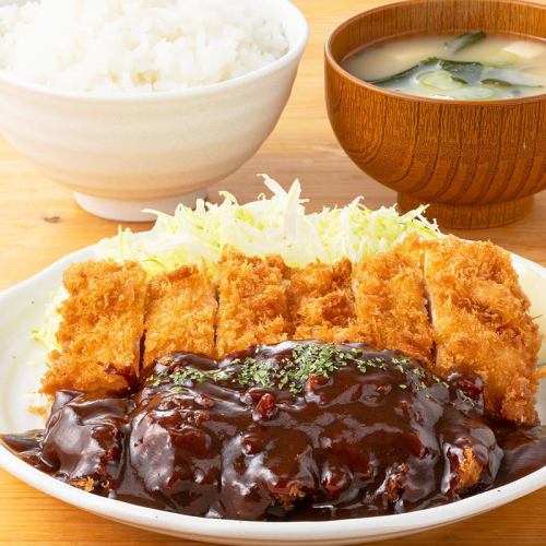 洋風チキンカツ定食